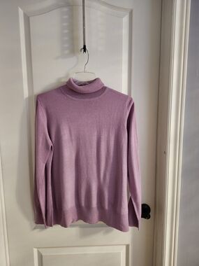 Vintage Lilac Turtleneck Sweater